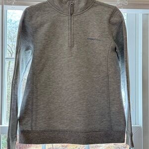 Vineyard Vines Women's Gray Half-Zip Pullover